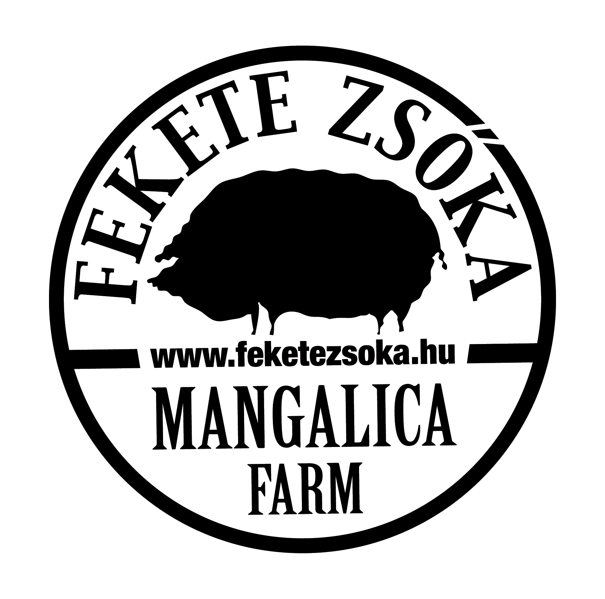 Fekete Zsóka Mangalica Farm logó